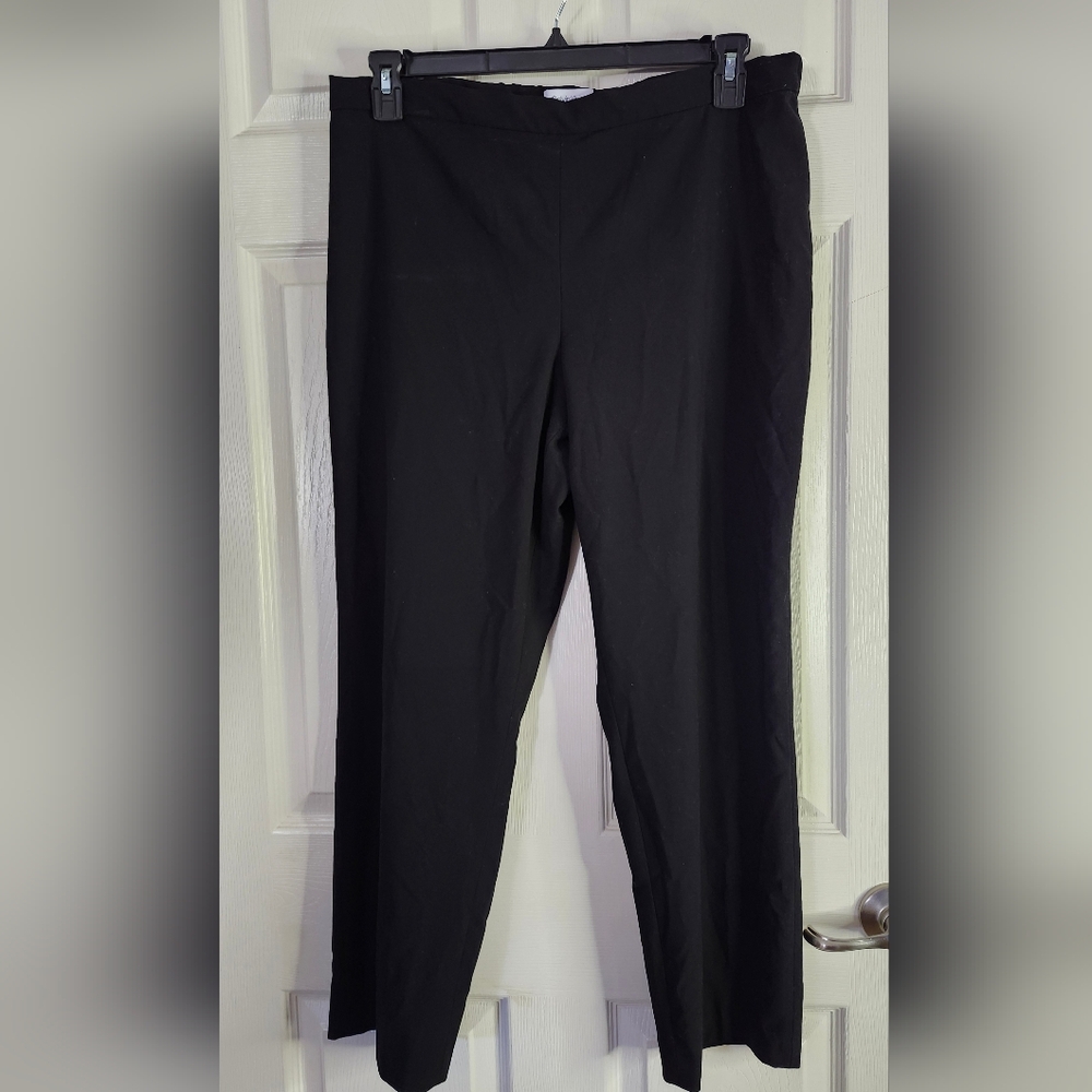 Calvin Klein Women's Pull On Black Pants Size Large